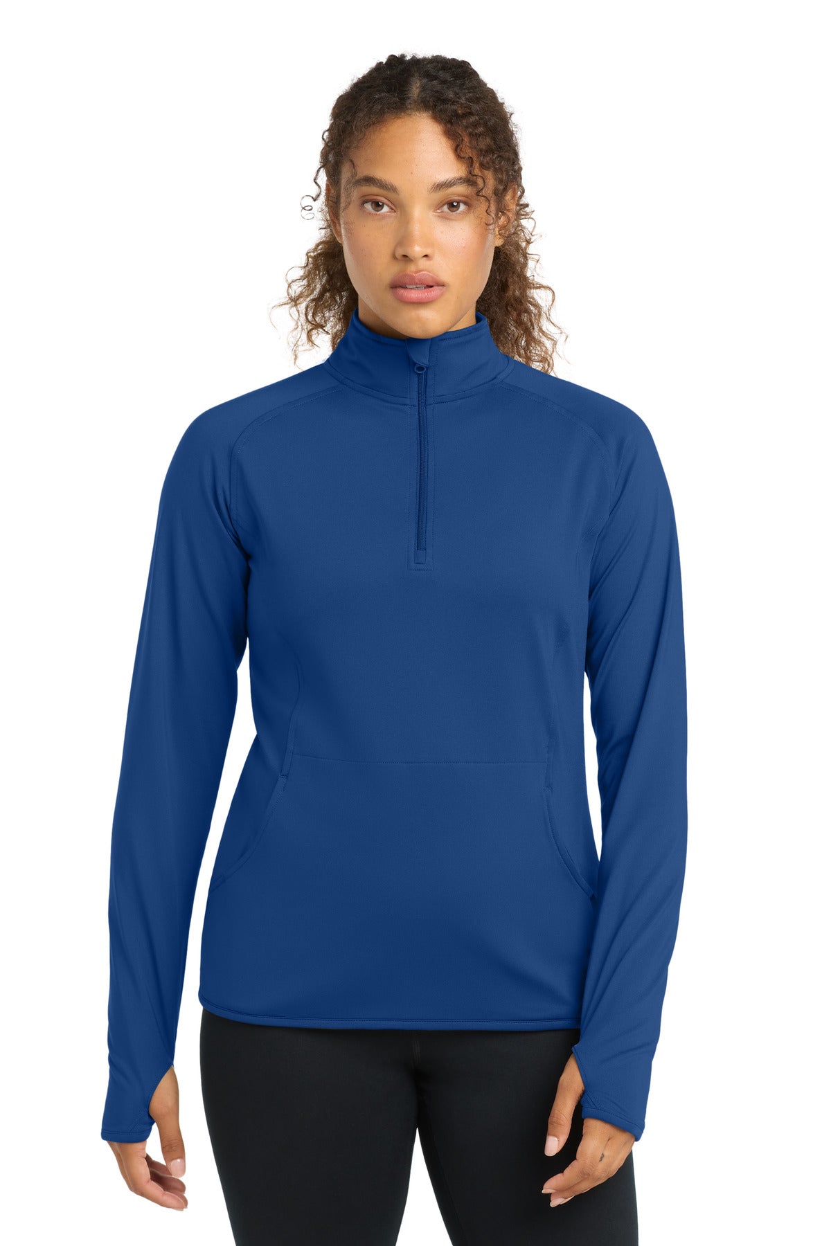Sport-Tek Women's Sport-Wick Stretch 1/4-Zip Pullover. LST850 - EMBROIDERED