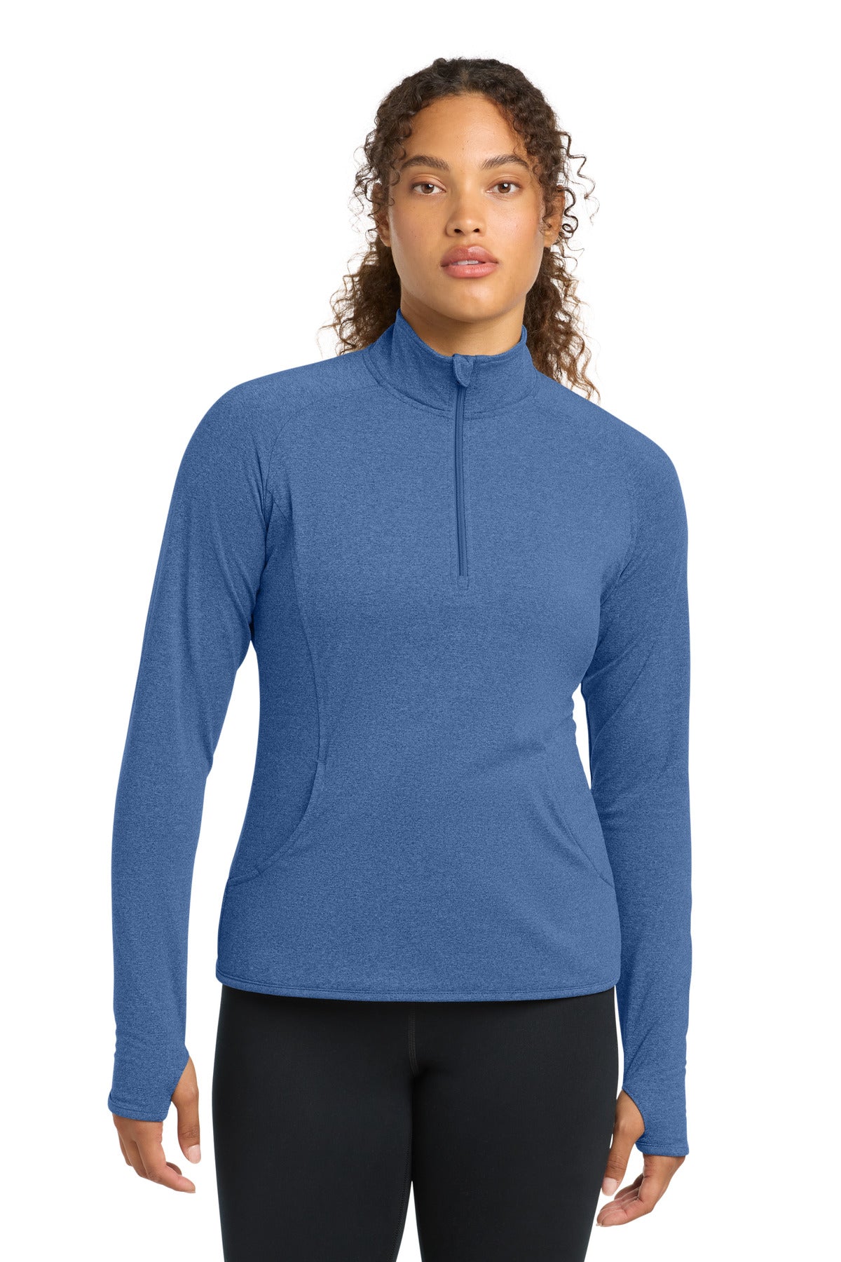 Sport-Tek Women's Sport-Wick Stretch 1/4-Zip Pullover. LST850 - EMBROIDERED