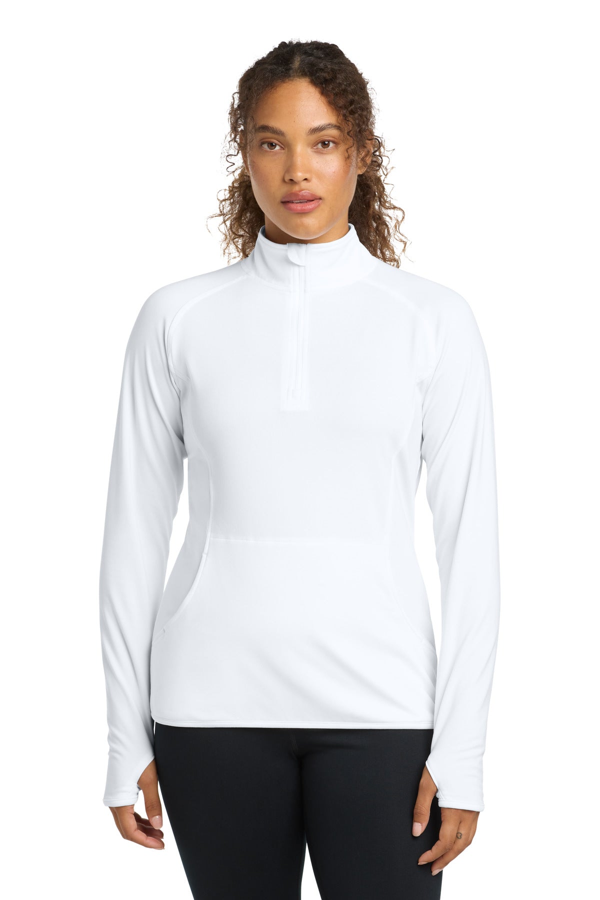 Sport-Tek Women's Sport-Wick Stretch 1/4-Zip Pullover. LST850 - EMBROIDERED
