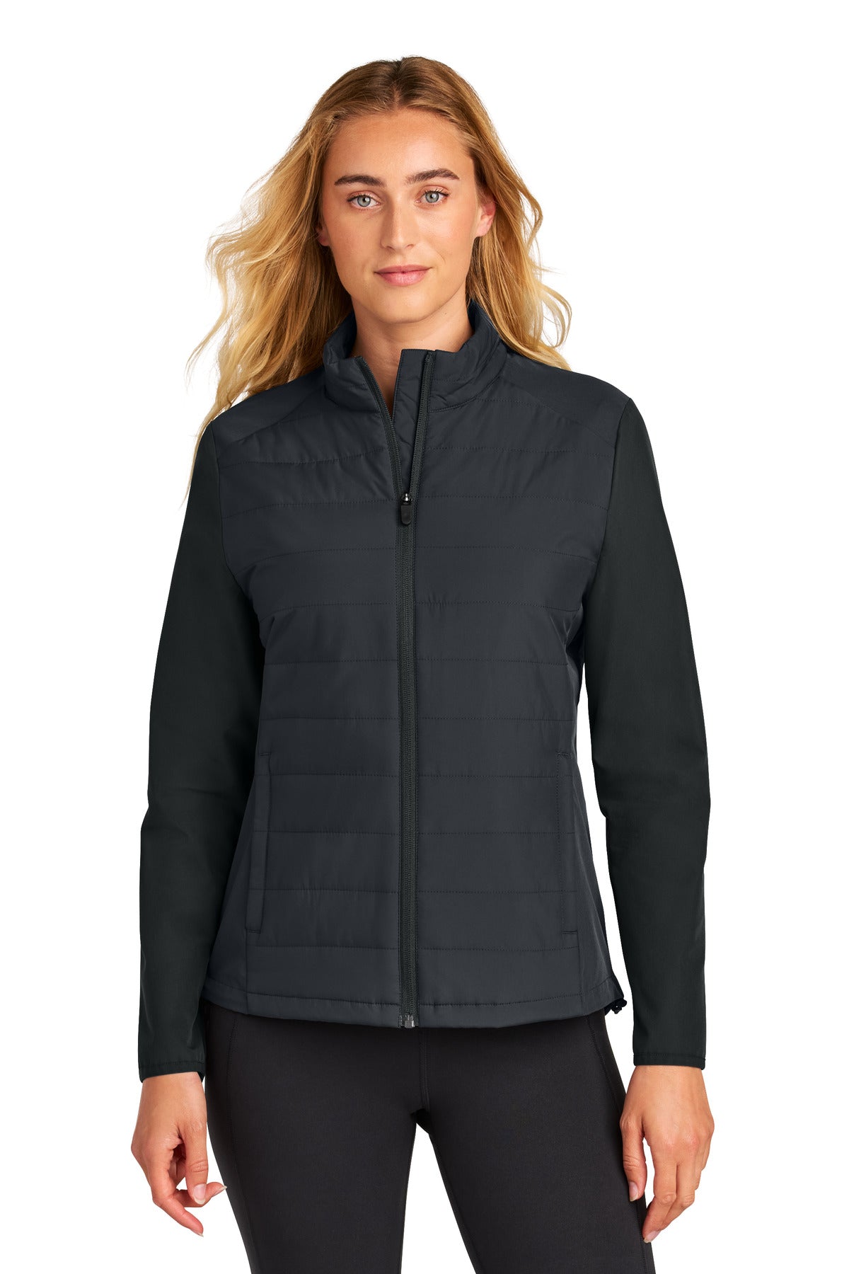Sport-Tek Women's Teknical Hybrid Jacket LST940 - EMBROIDERED