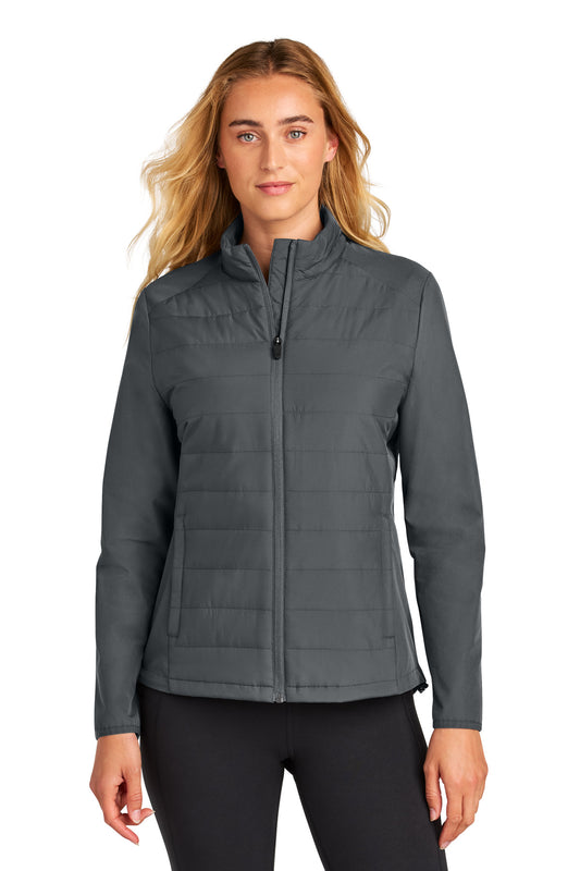 Sport-Tek Women's Teknical Hybrid Jacket LST940 - EMBROIDERED