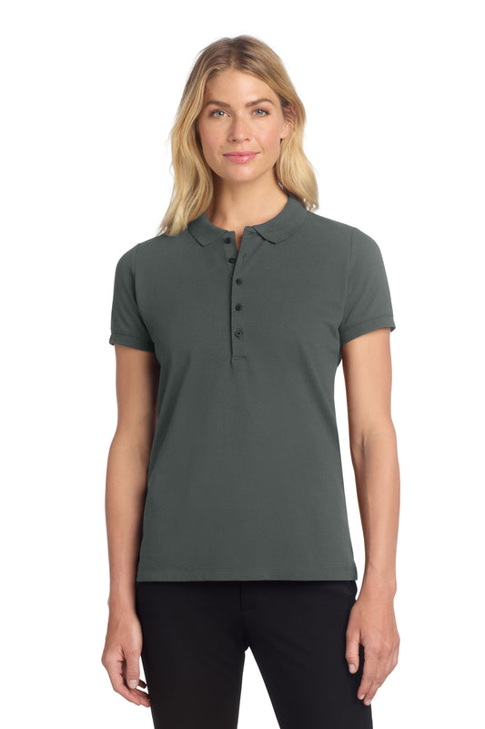 Mercer+Mettle Women's Stretch Heavyweight Pique Polo MM1001 - EMBROIDERED