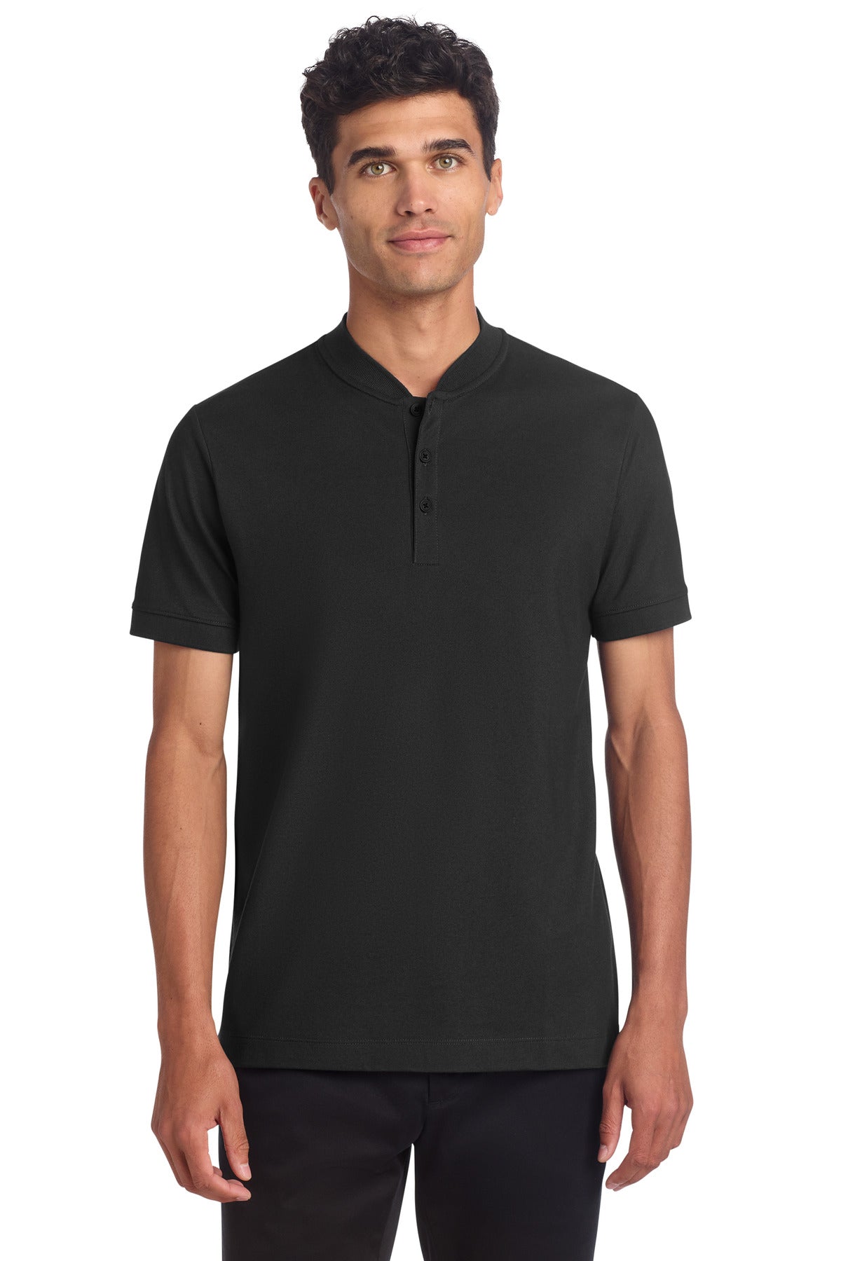 Mercer+Mettle Stretch Pique Henley MM1008