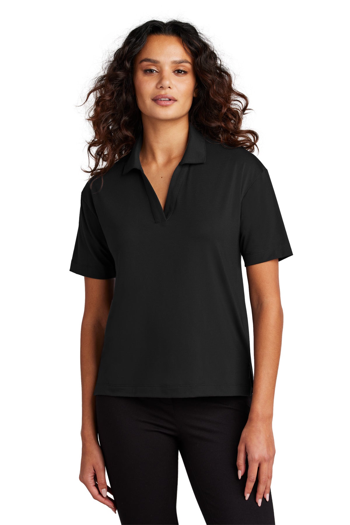 Mercer+Mettle Women's Stretch Jersey Polo MM1015 - EMBROIDERED