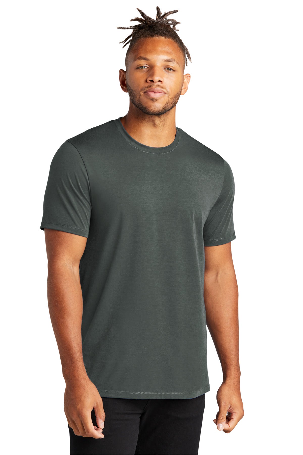 Mercer+Mettle Stretch Jersey Crew MM1016 - EMBROIDERED