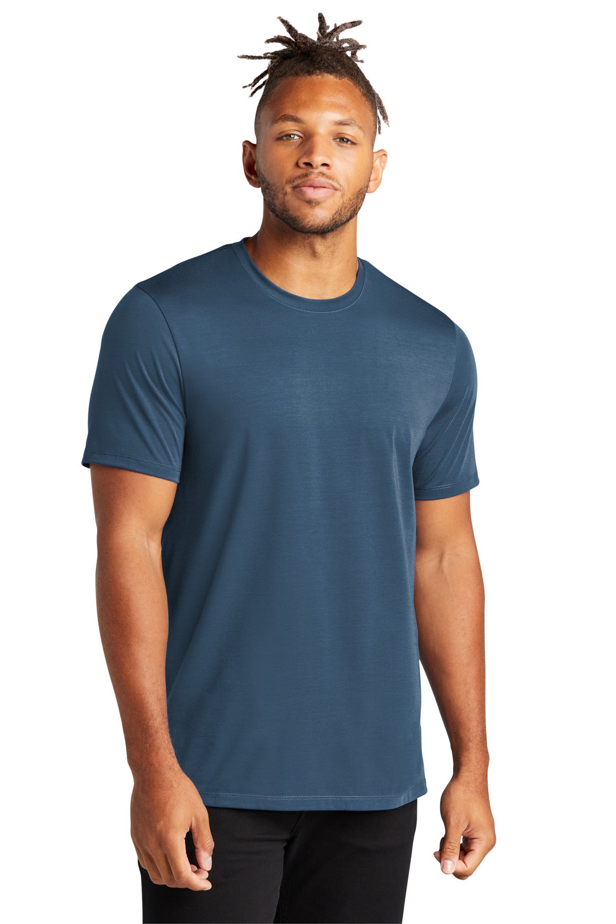Mercer+Mettle Stretch Jersey Crew MM1016 - EMBROIDERED