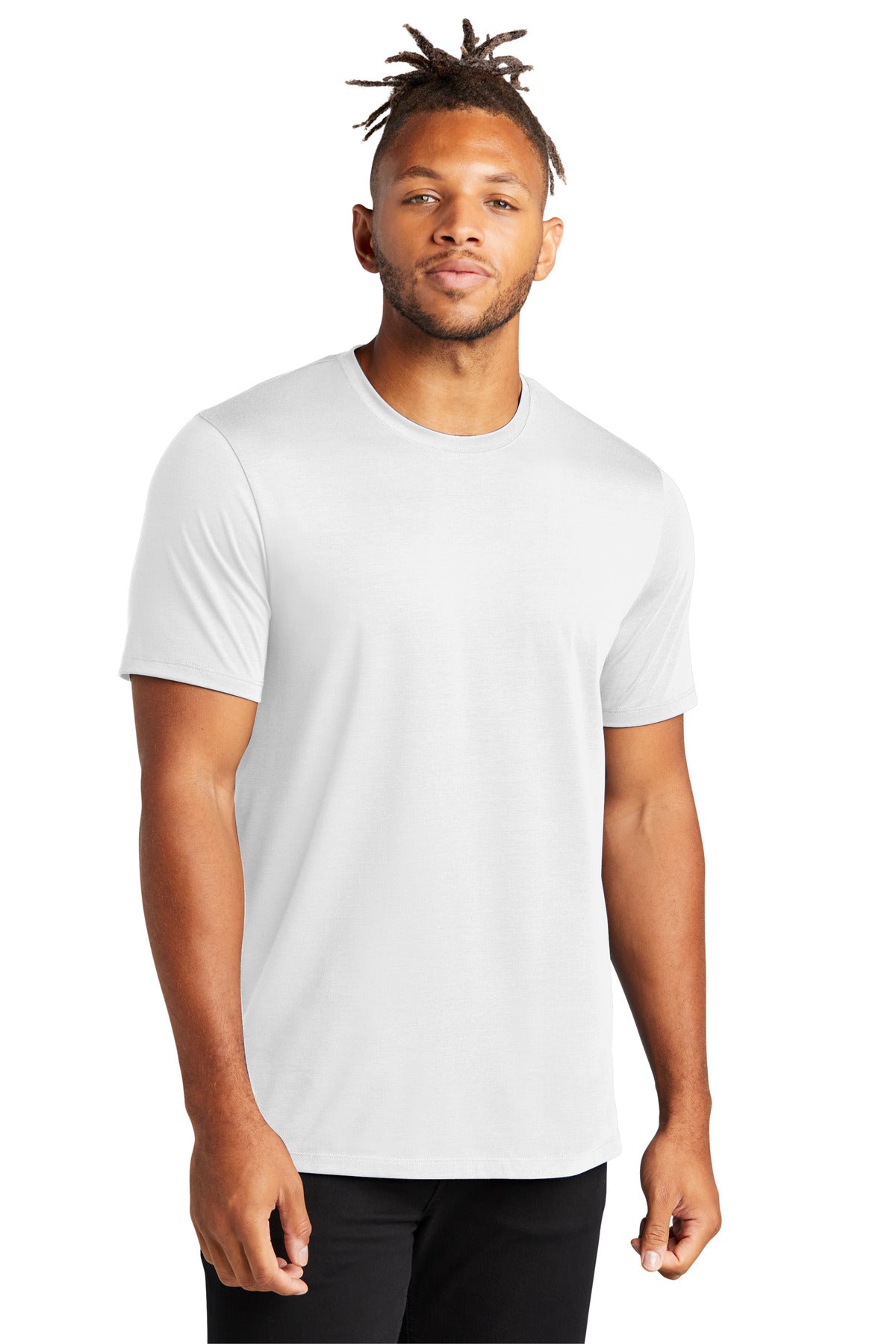 Mercer+Mettle Stretch Jersey Crew MM1016 - EMBROIDERED