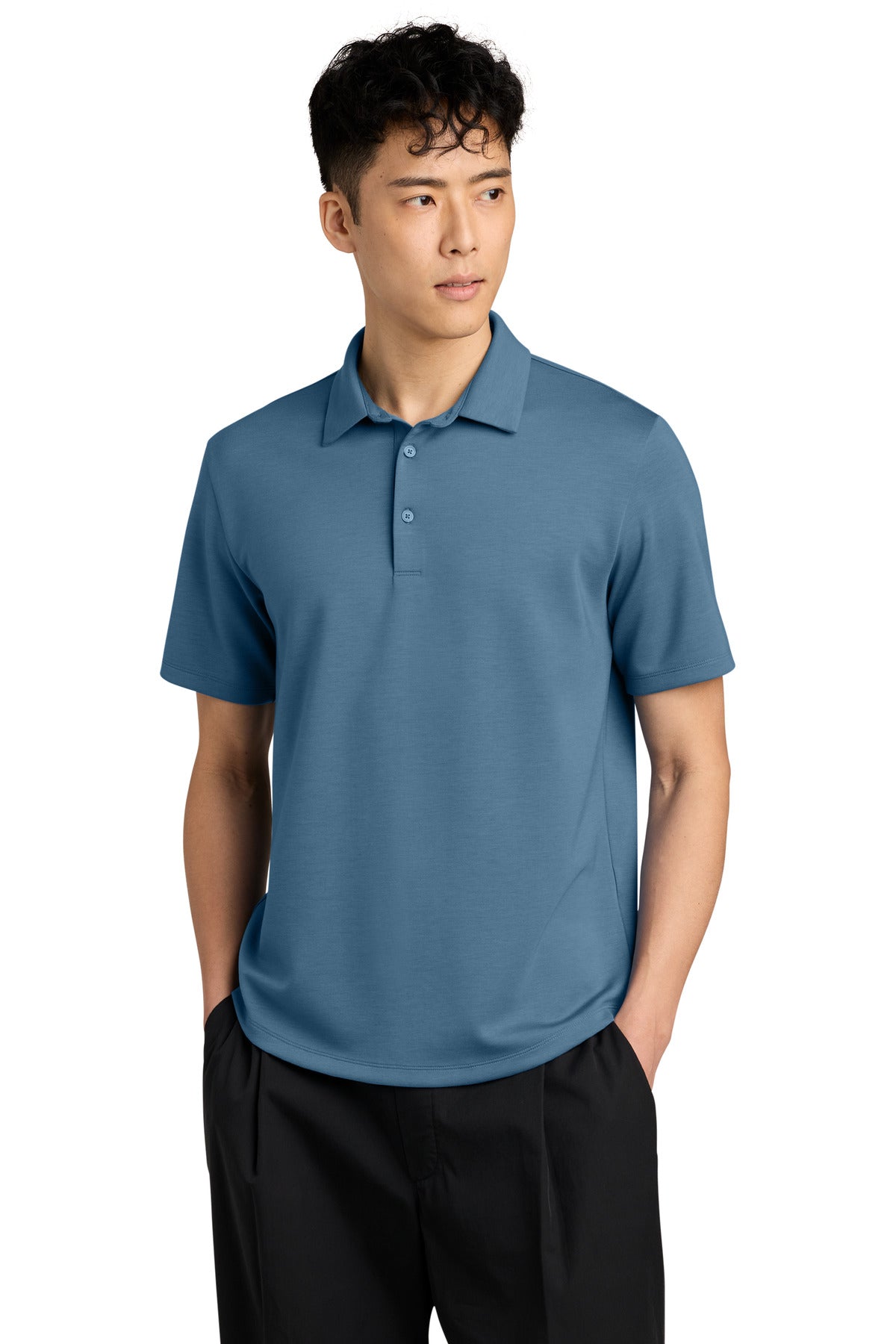 Mercer+Mettle Lite Spacer Polo MM1040 - EMBROIDERED