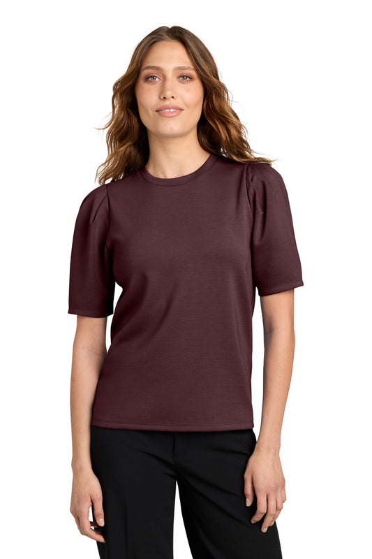 Mercer+Mettle Women's Short Sleeve Lite Spacer Top MM1041 - EMBROIDERED