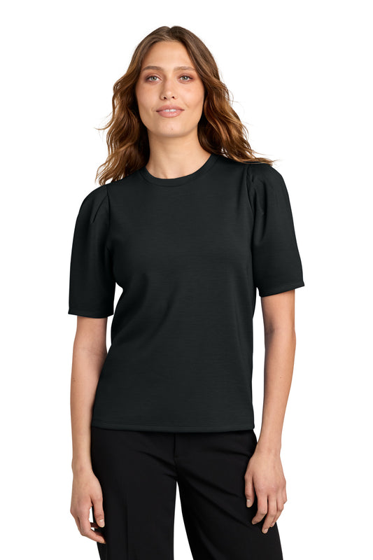 Mercer+Mettle Women's Short Sleeve Lite Spacer Top MM1041 - EMBROIDERED