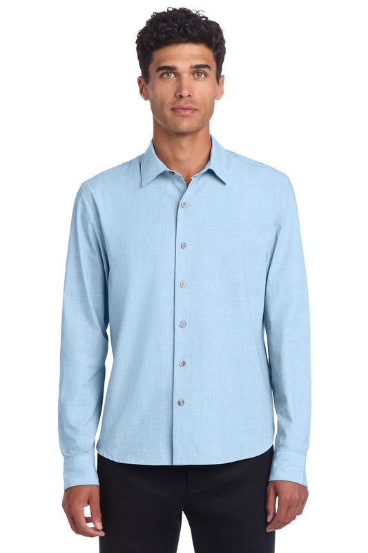 Mercer+Mettle Long Sleeve Stretch Woven Shirt MM2000 - EMBROIDERED