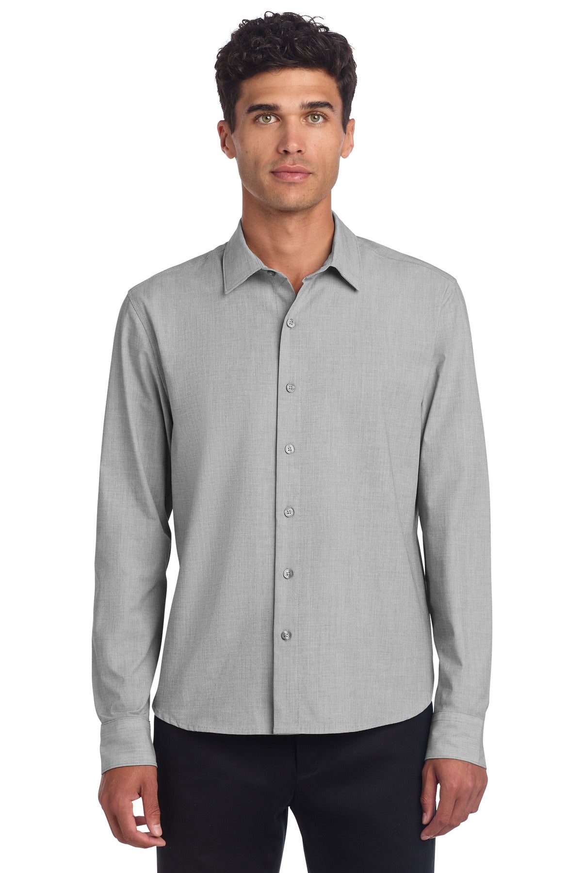 Mercer+Mettle Long Sleeve Stretch Woven Shirt MM2000 - EMBROIDERED