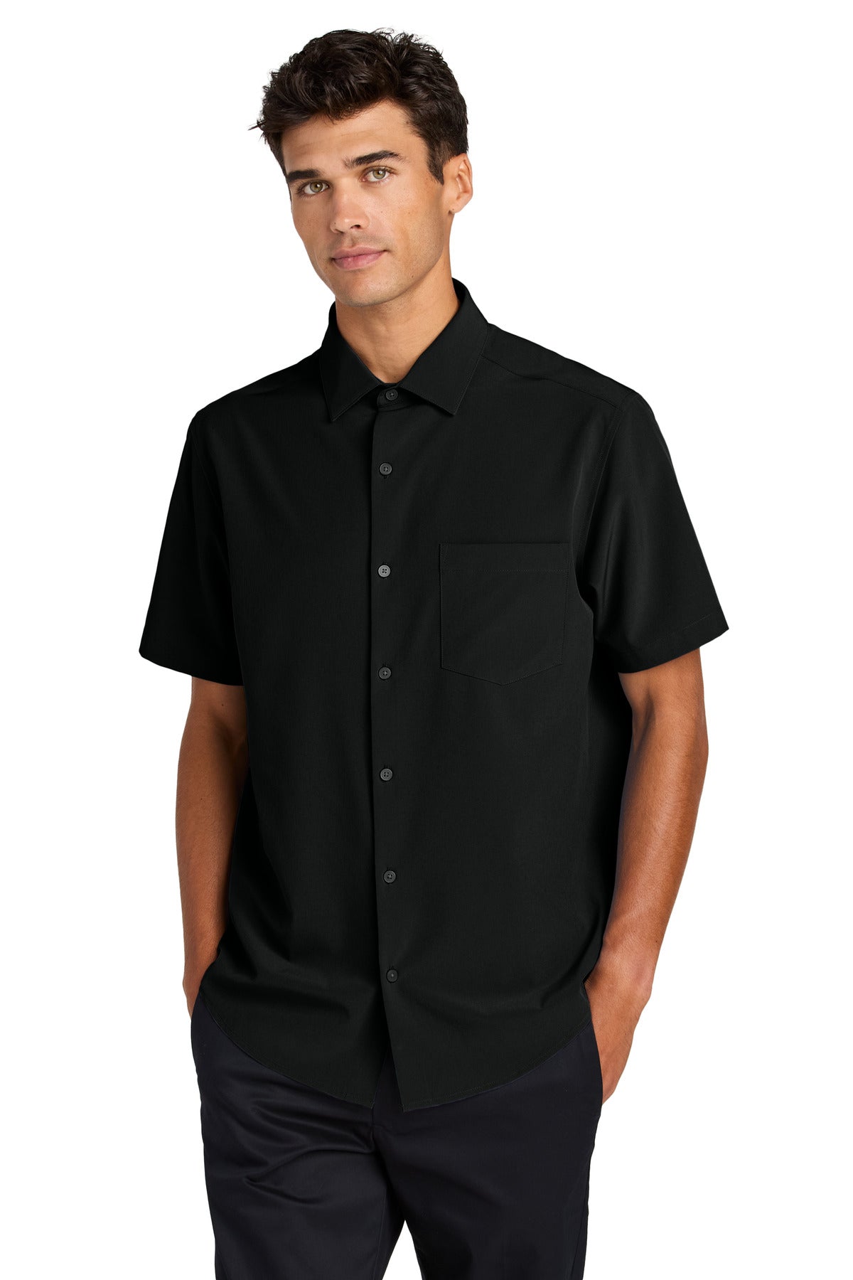 Mercer+Mettle Short Sleeve UV Capital Tech Shirt MM2006 - EMBROIDERED