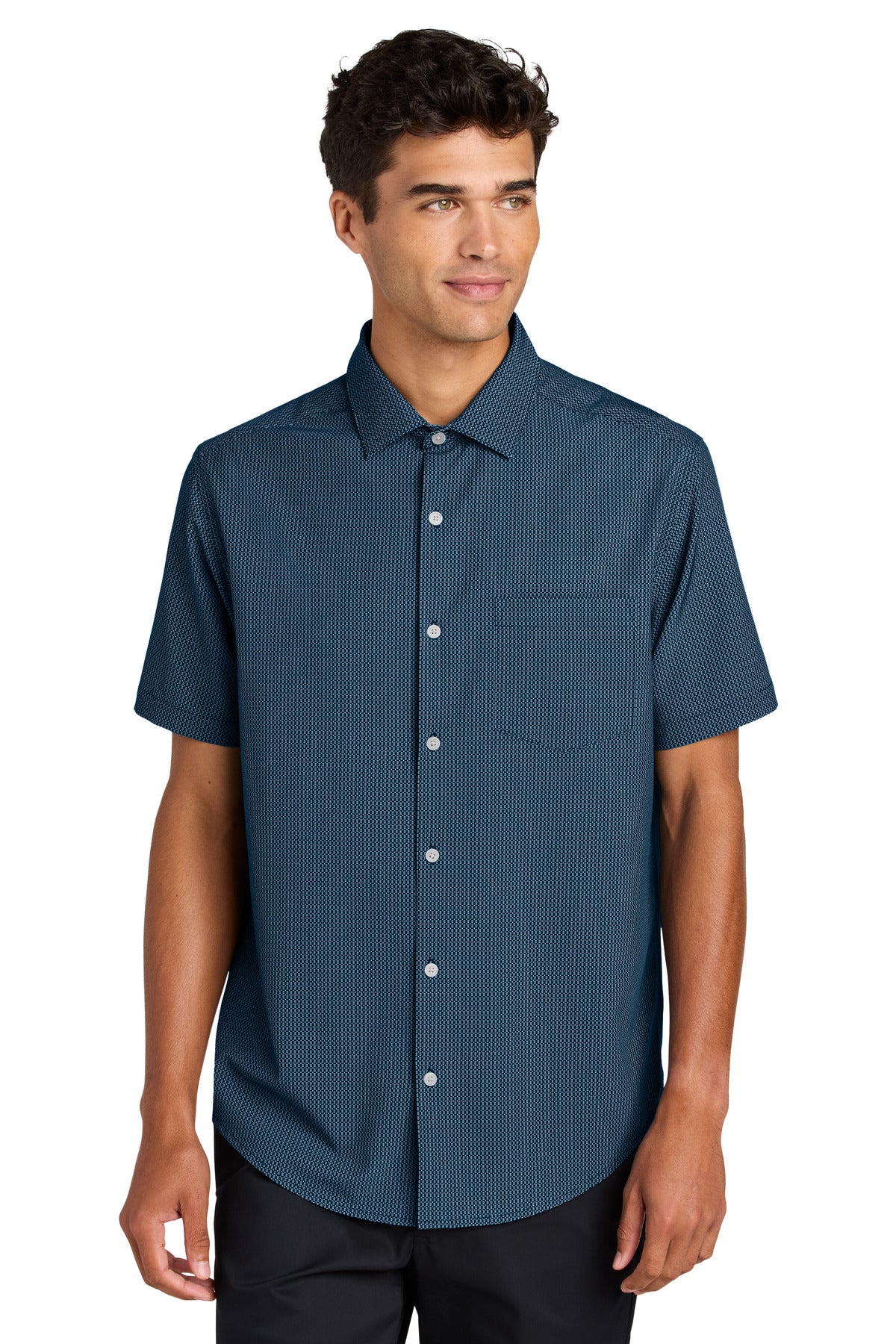 Mercer+Mettle Short Sleeve UV Capital Tech Shirt MM2006 - EMBROIDERED