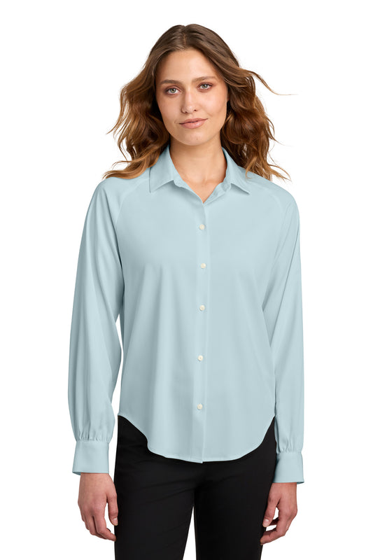 Mercer+Mettle Women's Long Sleeve Buttery Soft Blouse MM2017 - EMBROIDERED