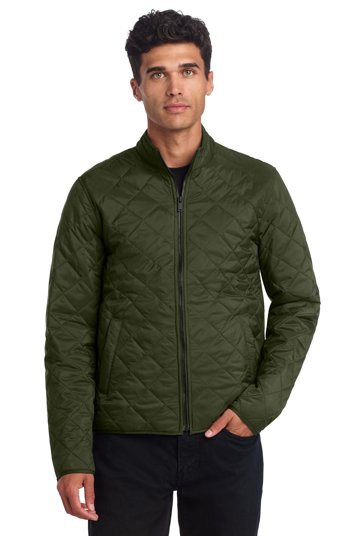 Mercer+Mettle Quilted Full-Zip Jacket MM7200 - EMBROIDERED