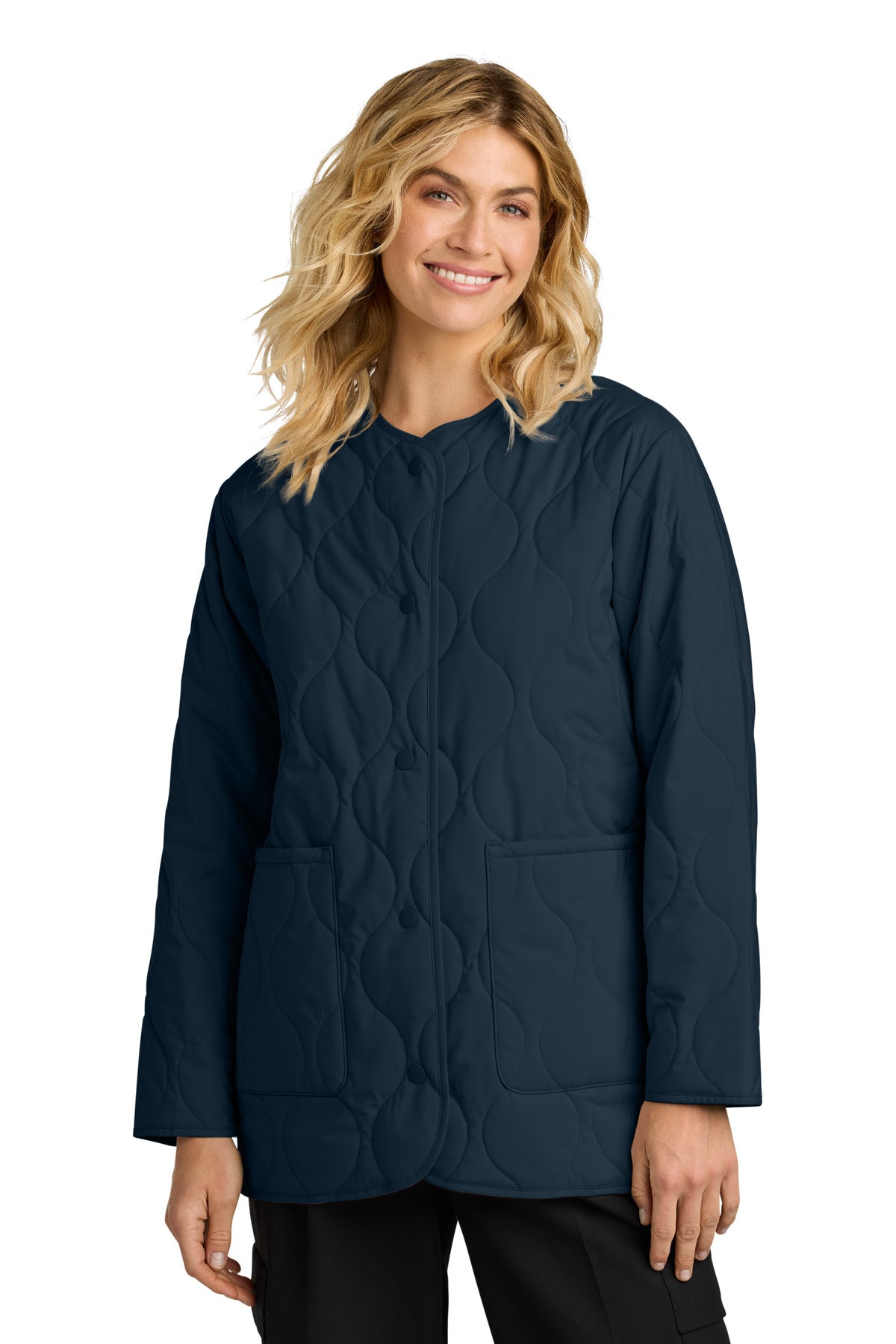 Mercer+Mettle Women's Quilted Liner Jacket MM7203 - EMBROIDERED