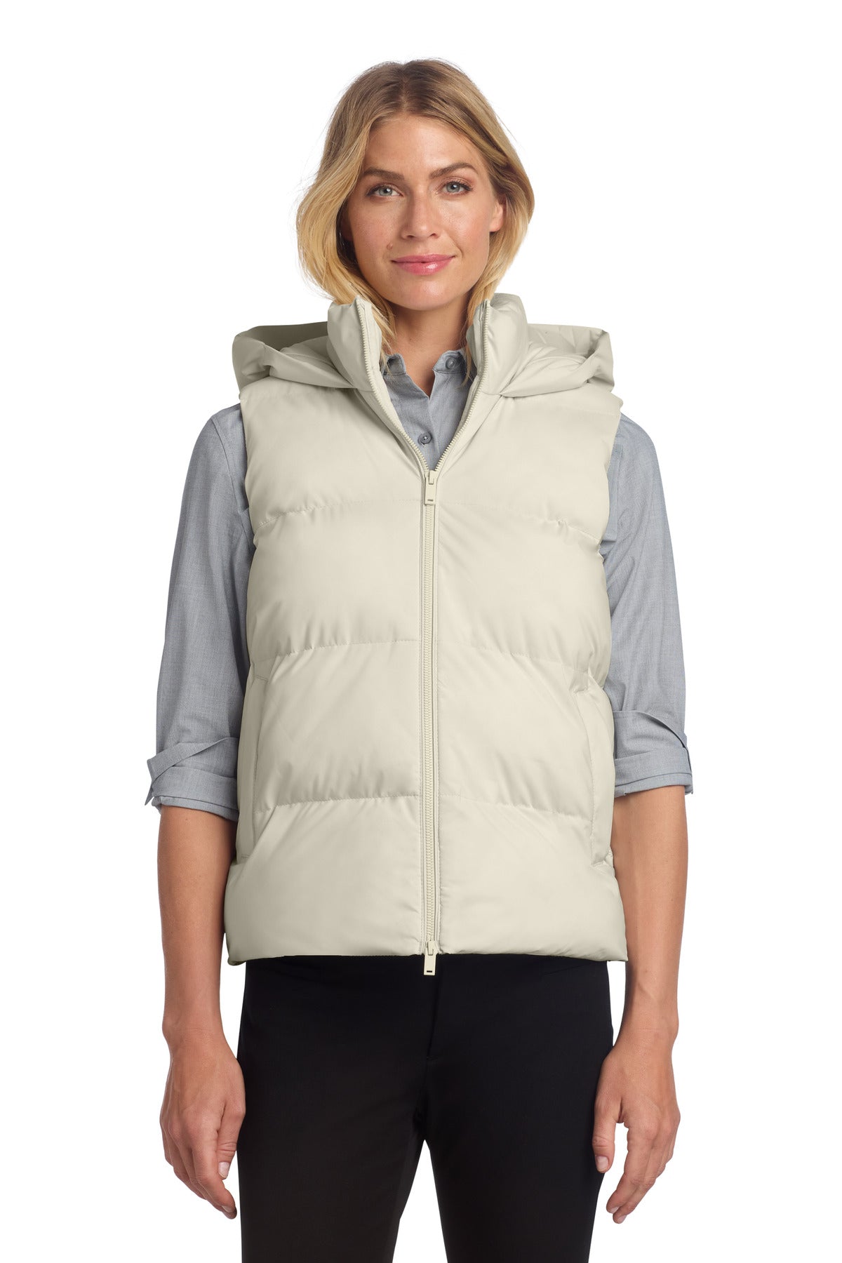 Mercer+Mettle Women's Puffy Vest MM7217 - EMBROIDERED