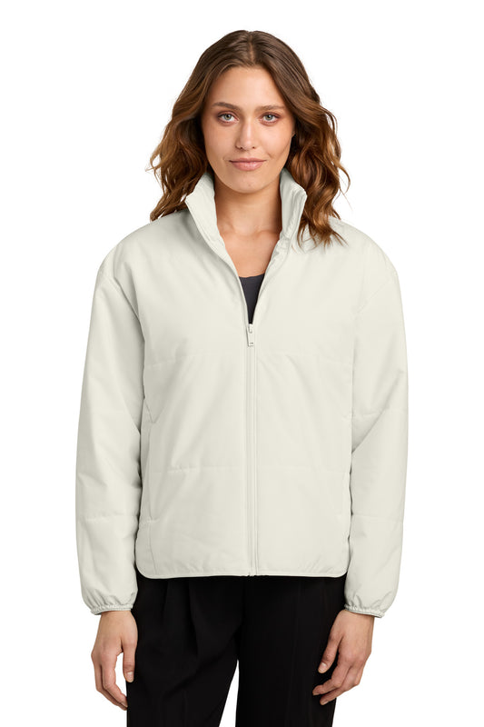 Mercer+Mettle Women's Brookline Quilted Jacket MM7221 - EMBROIDERED