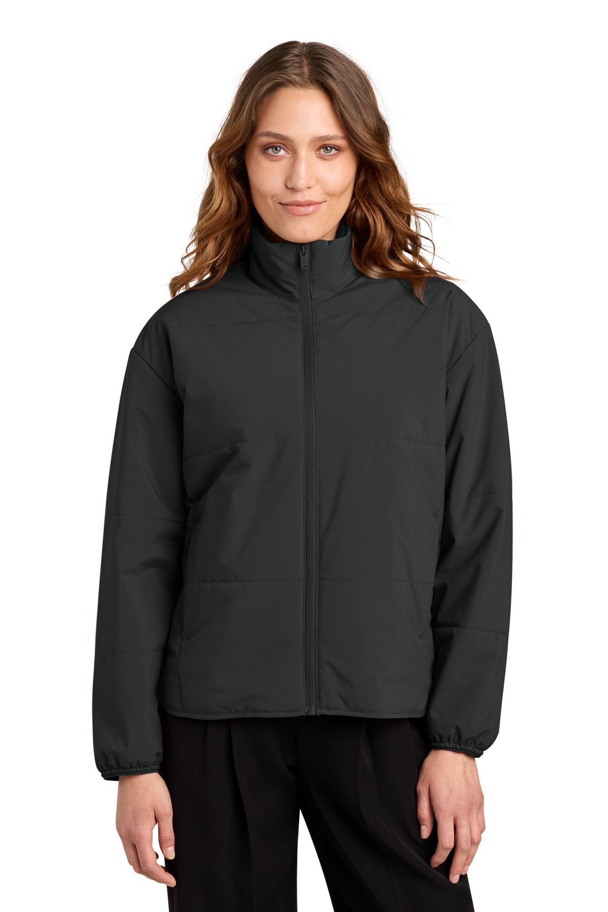 Mercer+Mettle Women's Brookline Quilted Jacket MM7221 - EMBROIDERED