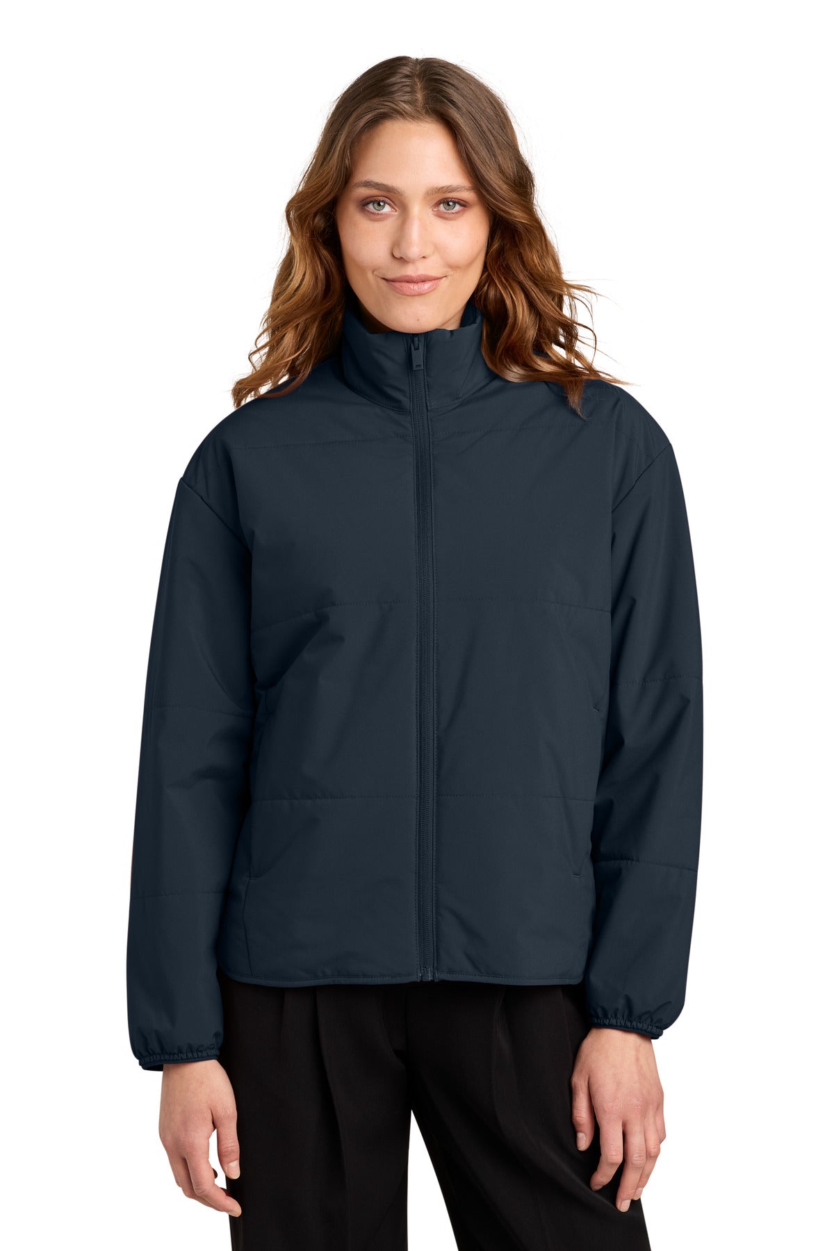 Mercer+Mettle Women's Brookline Quilted Jacket MM7221 - EMBROIDERED