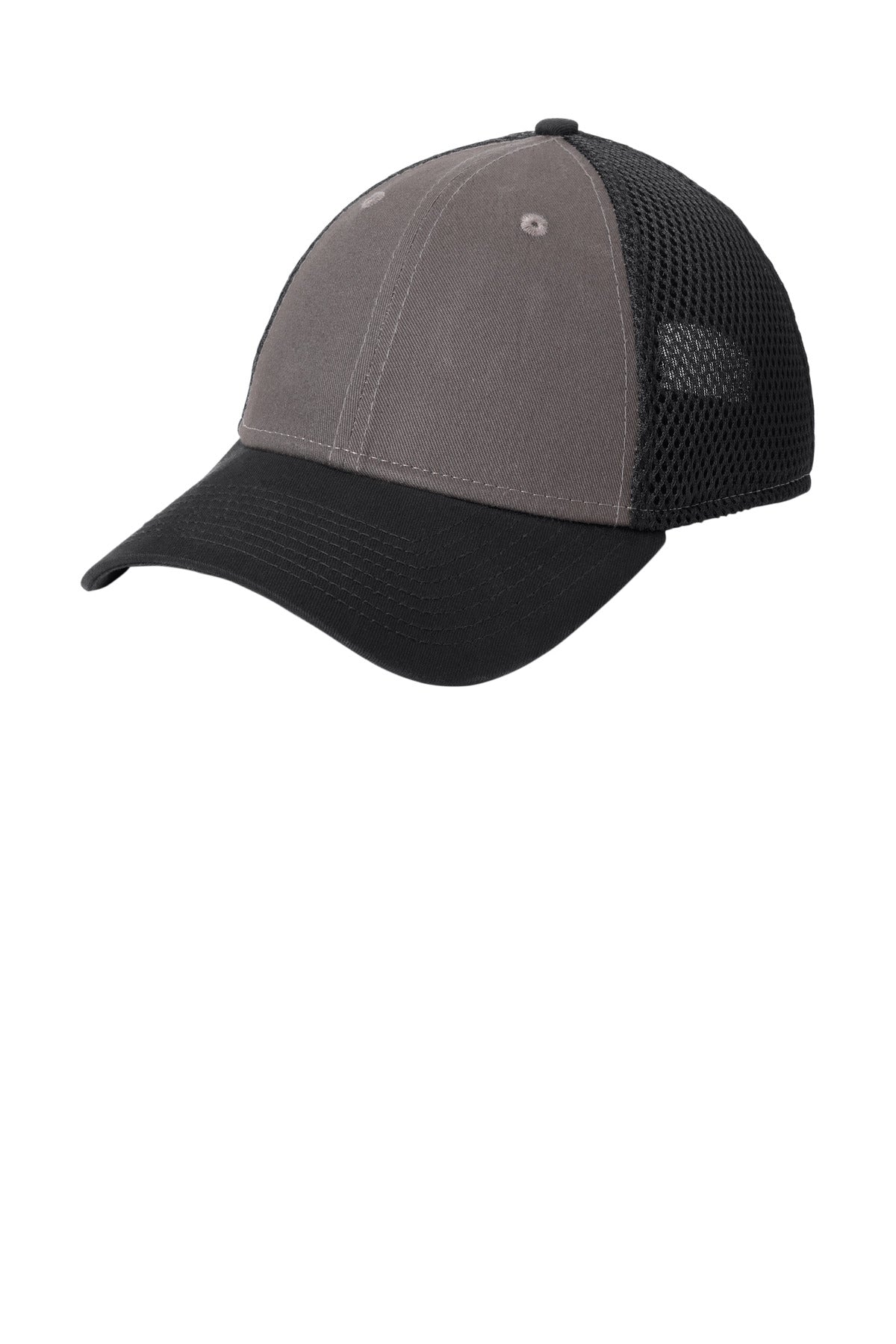 New Era Snapback Contrast Front Mesh Cap. NE204 - EMBROIDERED