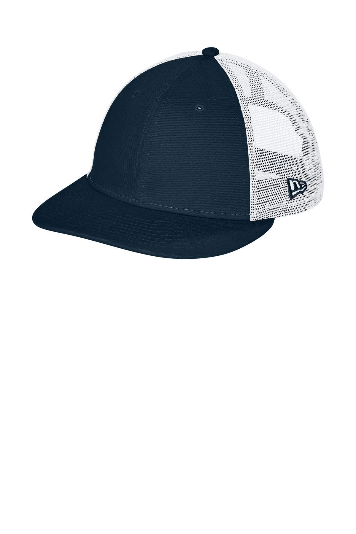 New Era   Snapback Low Profile Trucker Cap   NE207 - EMBROIDERED