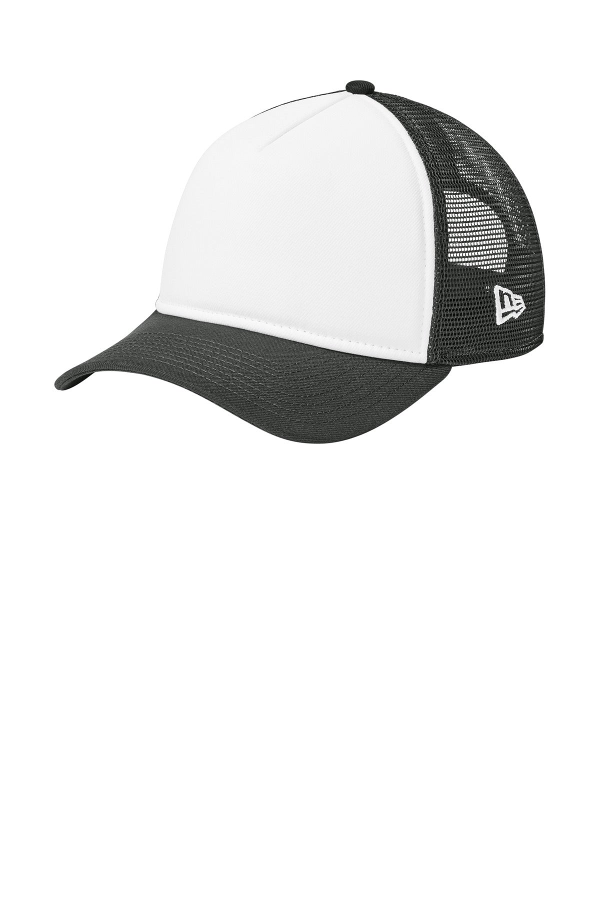 New Era A-Frame Snapback Mesh Back Cap NE212 - EMBROIDERED