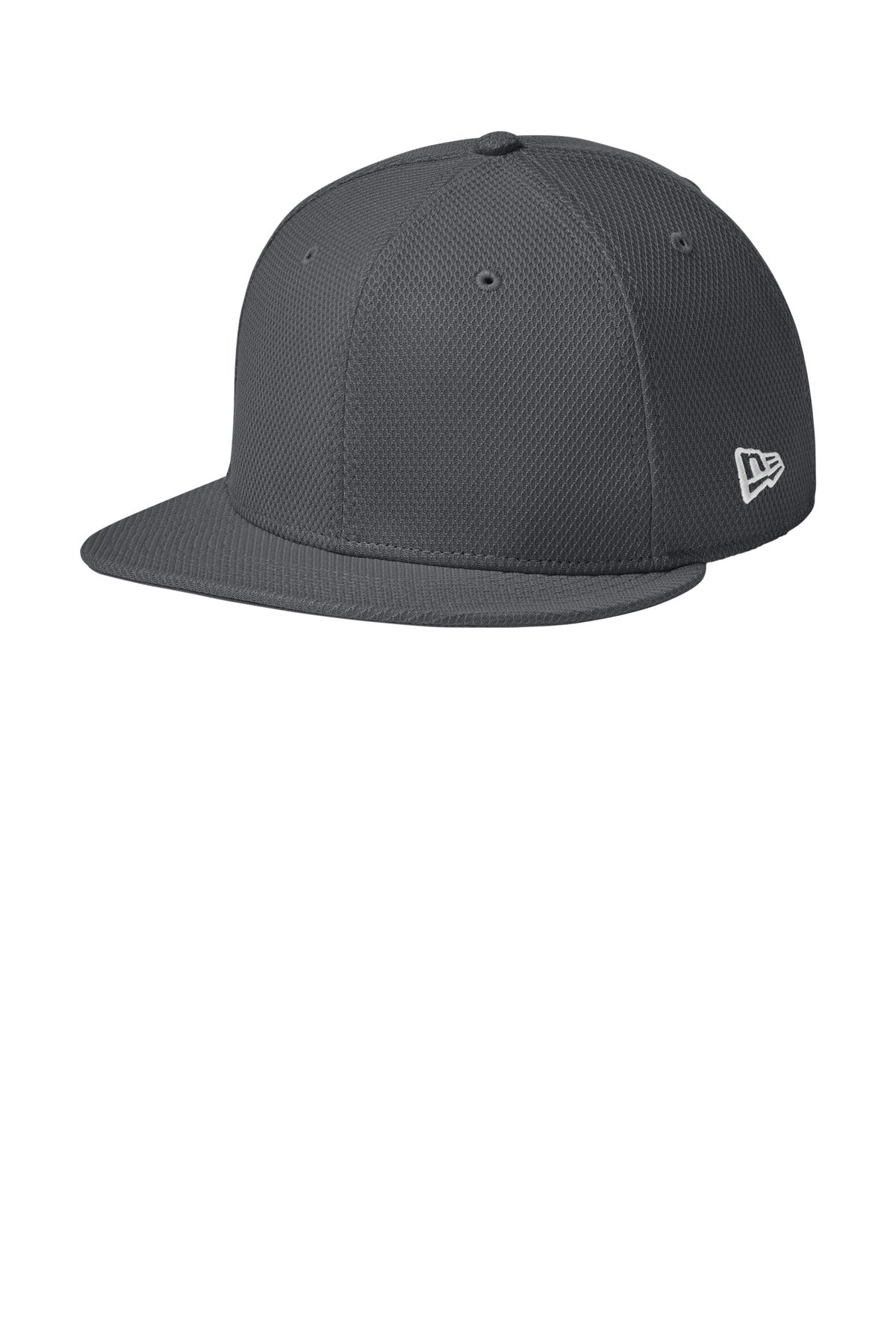 New Era  Original Fit Diamond Era Flat Bill Snapback Cap. NE404 - EMBROIDERED