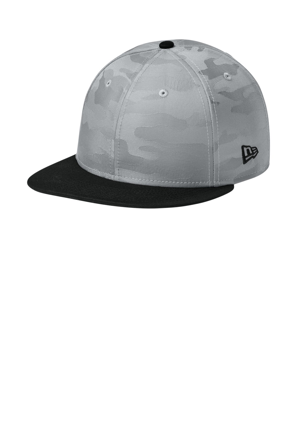 New Era  Camo Flat Bill Snapback Cap NE407 - EMBROIDERED