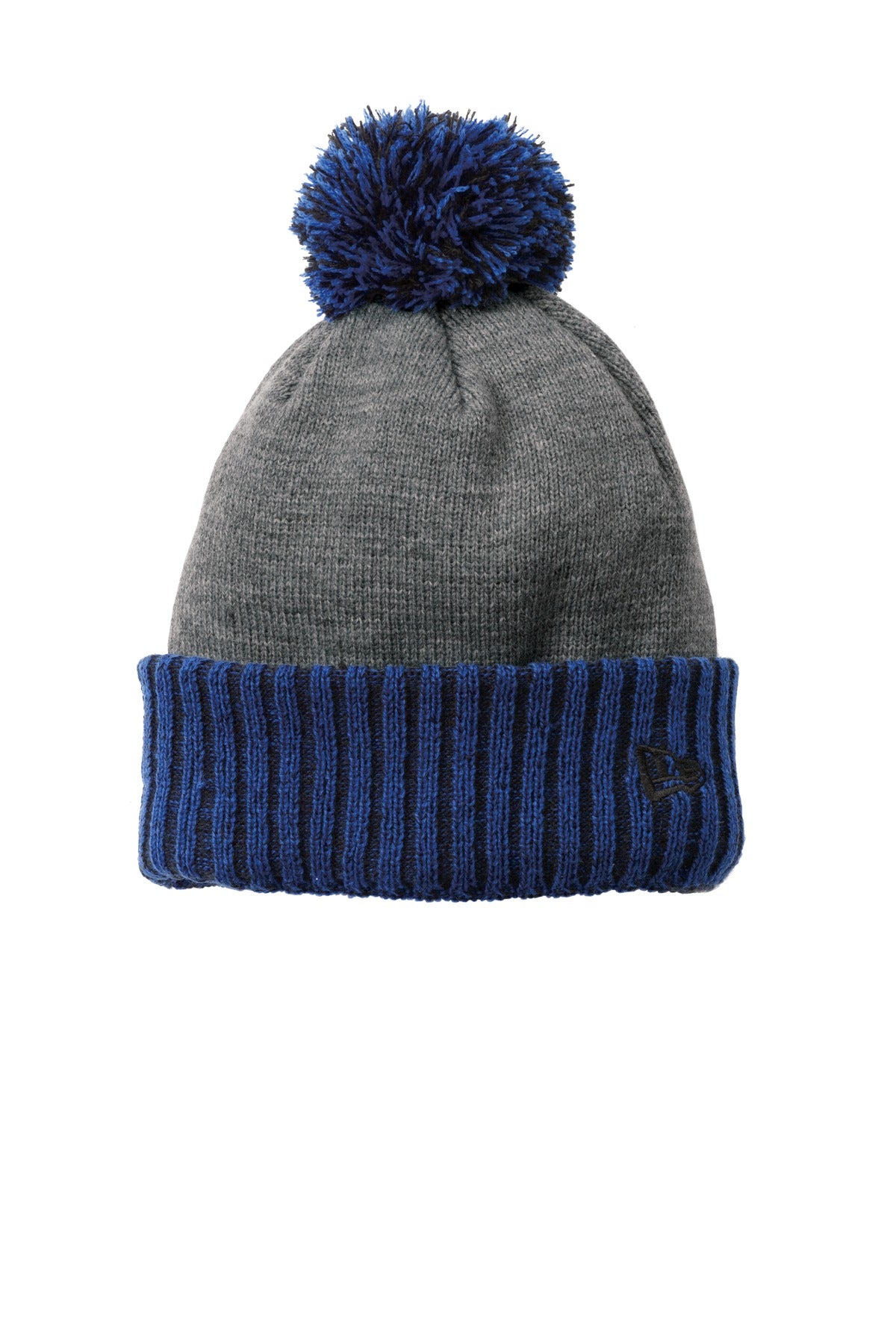 New Era  Colorblock Cuffed Beanie. NE904 - EMBROIDERED