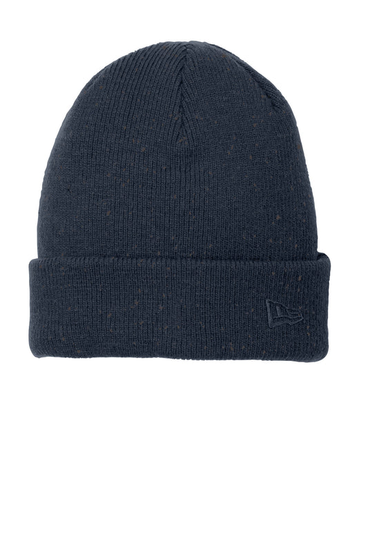 New Era  Speckled Beanie. NE905 - EMBROIDERED