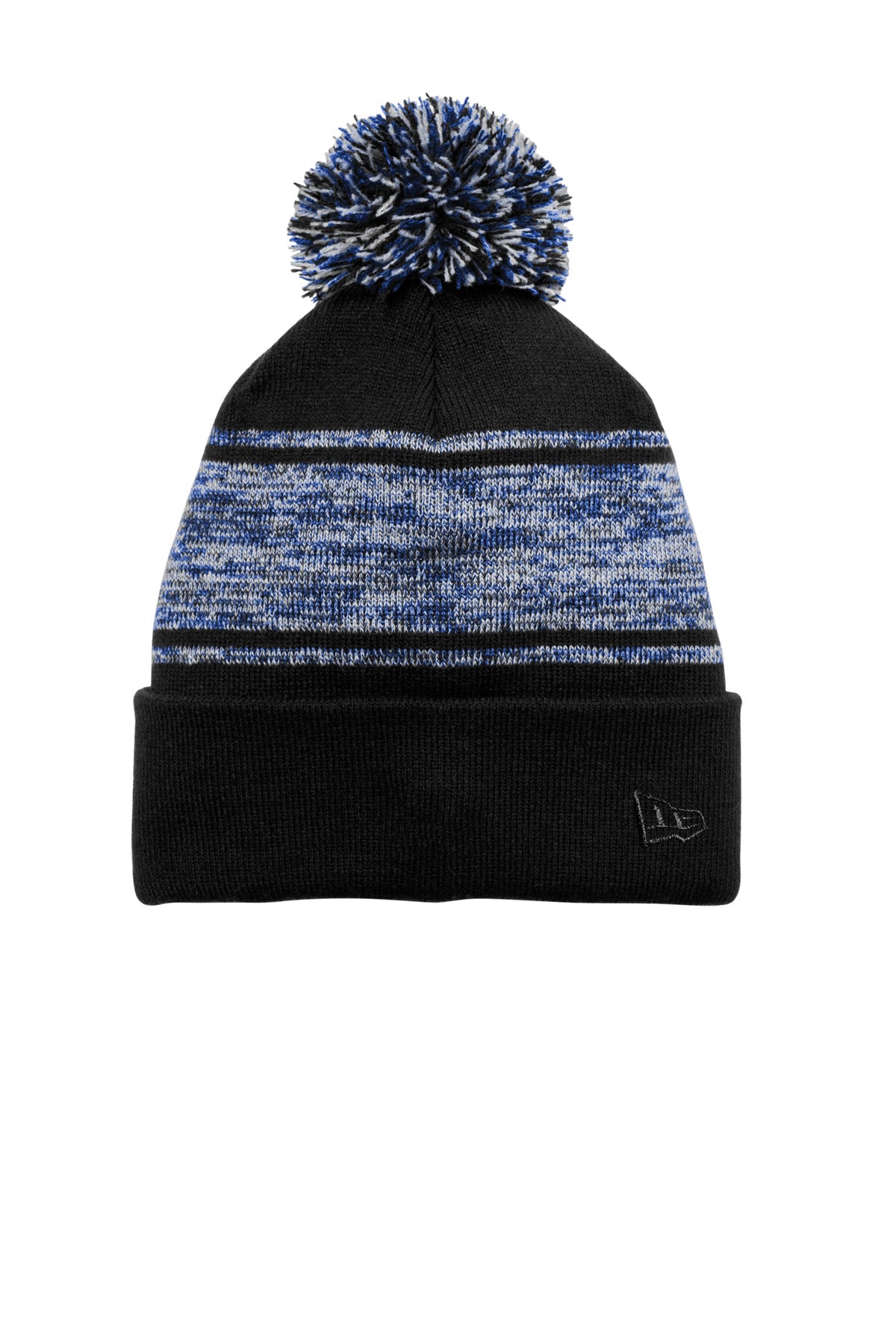 New Era Knit Chilled Pom Beanie NE909 - EMBROIDERED