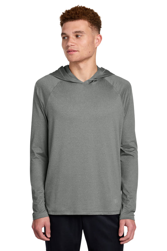New Era Power Long Sleeve Hoodie NEA229 - EMBROIDERED