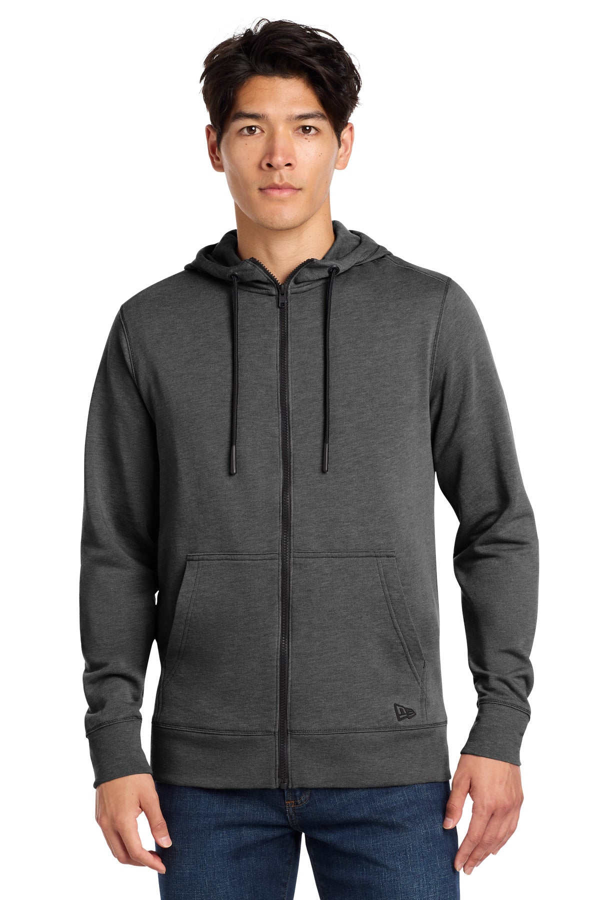 New Era  Tri-Blend Fleece Full-Zip Hoodie NEA511 - EMBROIDERED