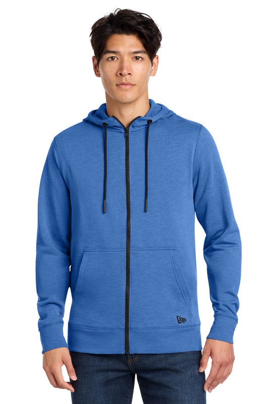 New Era  Tri-Blend Fleece Full-Zip Hoodie NEA511 - EMBROIDERED