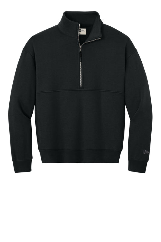 New Era Heritage Fleece 1/2-Zip NEA528 - EMBROIDERED
