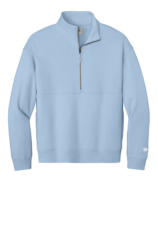 New Era Heritage Fleece 1/2-Zip NEA528 - EMBROIDERED