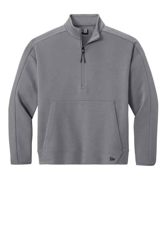 New Era Double Back 1/4-Zip NEA567 - EMBROIDERED