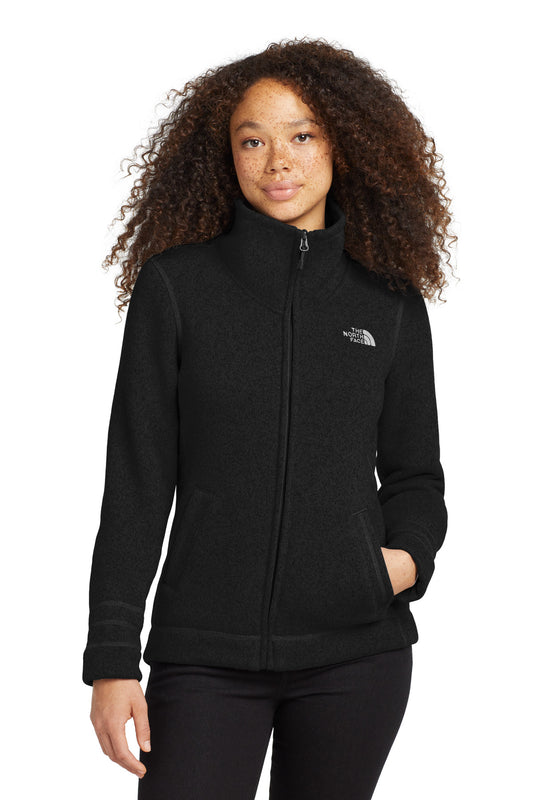 The North Face  Women's Sweater Fleece Jacket. NF0A3LH8 - EMBROIDERED