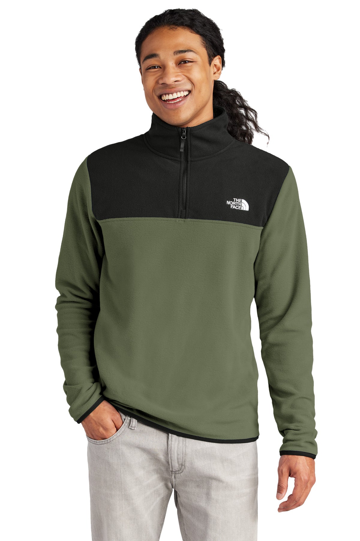 The North Face Glacier 1/4-Zip Fleece NF0A7V4L - EMBROIDERED