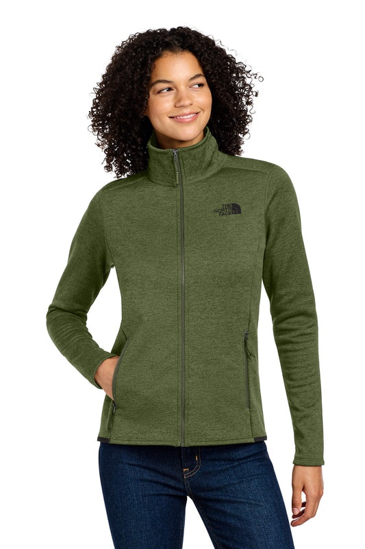 The North Face  Women's Skyline Full-Zip Fleece Jacket NF0A7V62 - EMBROIDERED