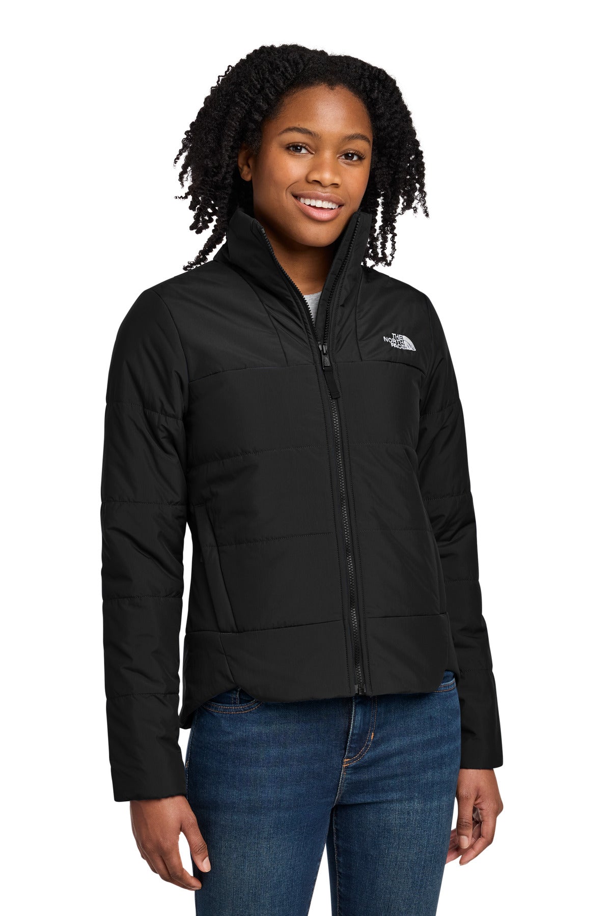 The North Face Women's Chest Logo Everyday Insulated Jacket NF0A7V6K - EMBROIDERED