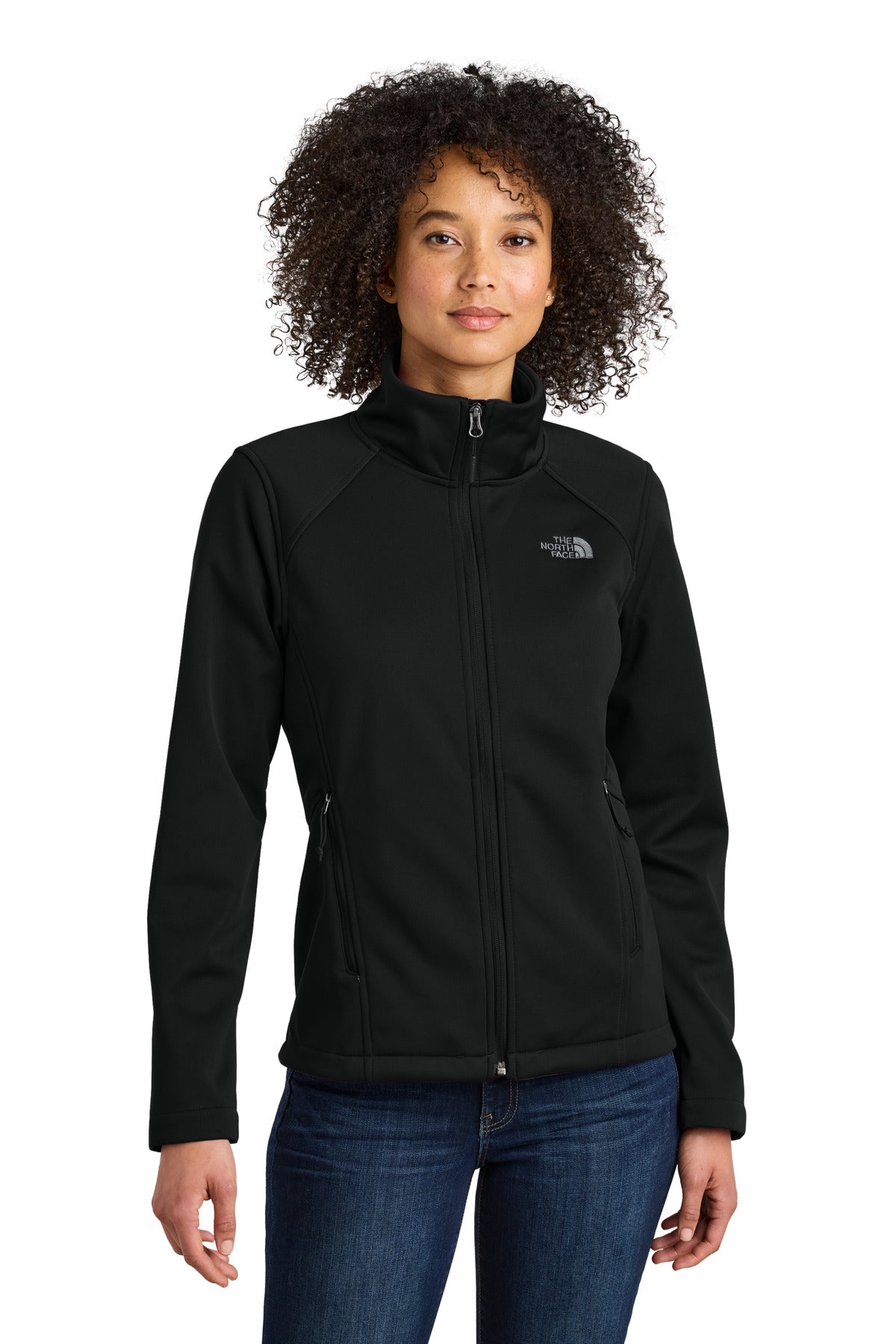 The North Face Women's Chest Logo Ridgewall Soft Shell Jacket NF0A88D4 - EMBROIDERED
