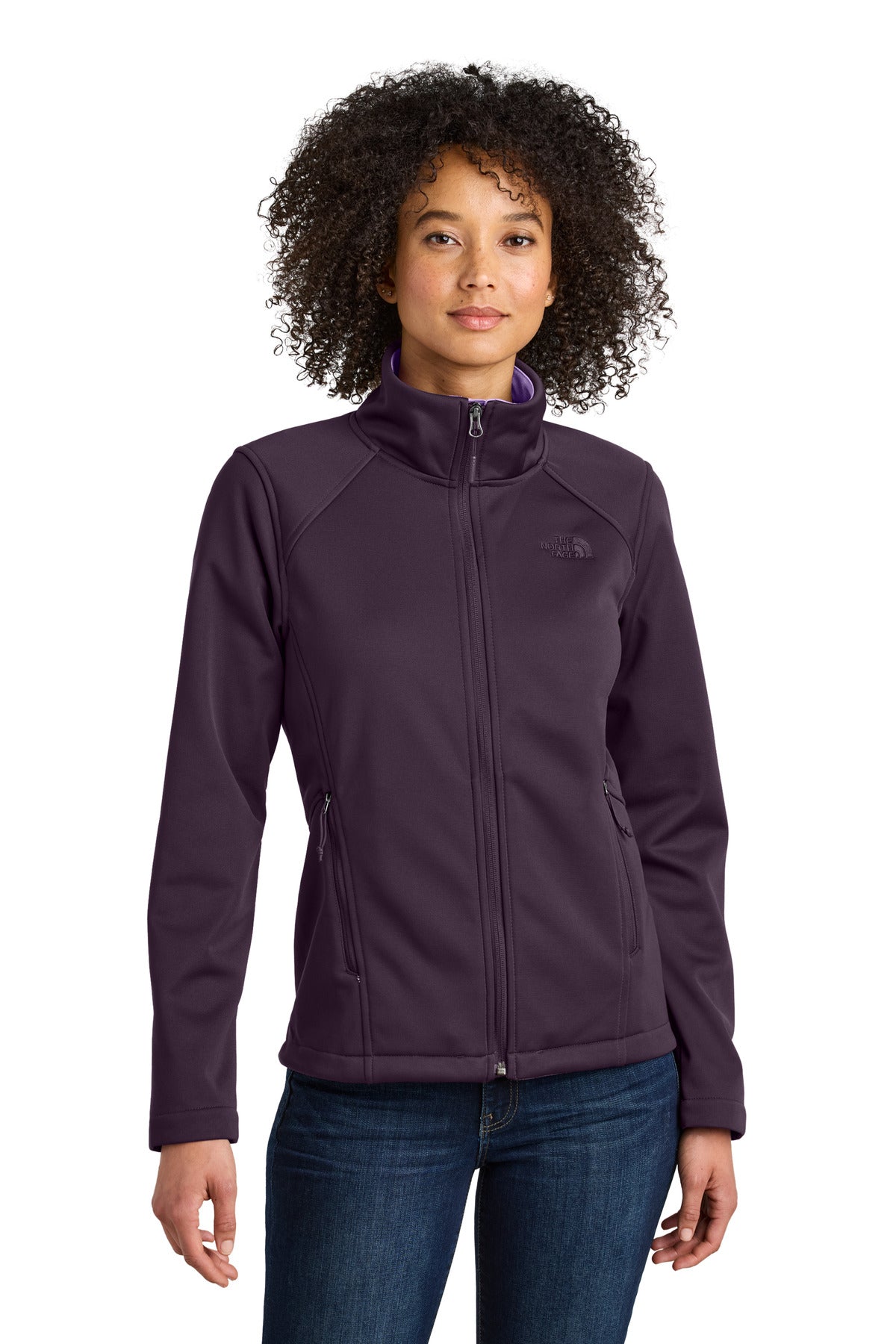 The North Face Women's Chest Logo Ridgewall Soft Shell Jacket NF0A88D4 - EMBROIDERED