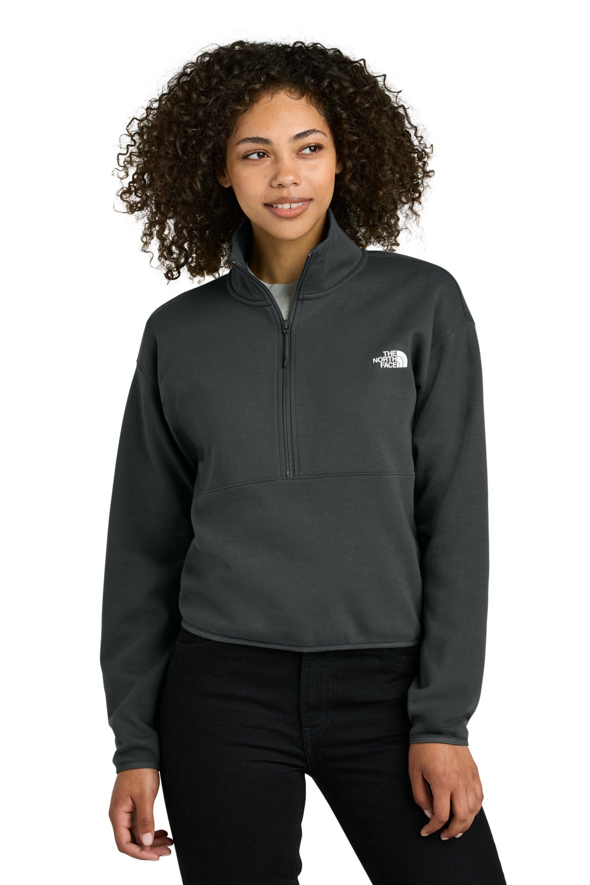 The North Face Women's Double-Knit 1/2-Zip Fleece NF0A8C5H - EMBROIDERED