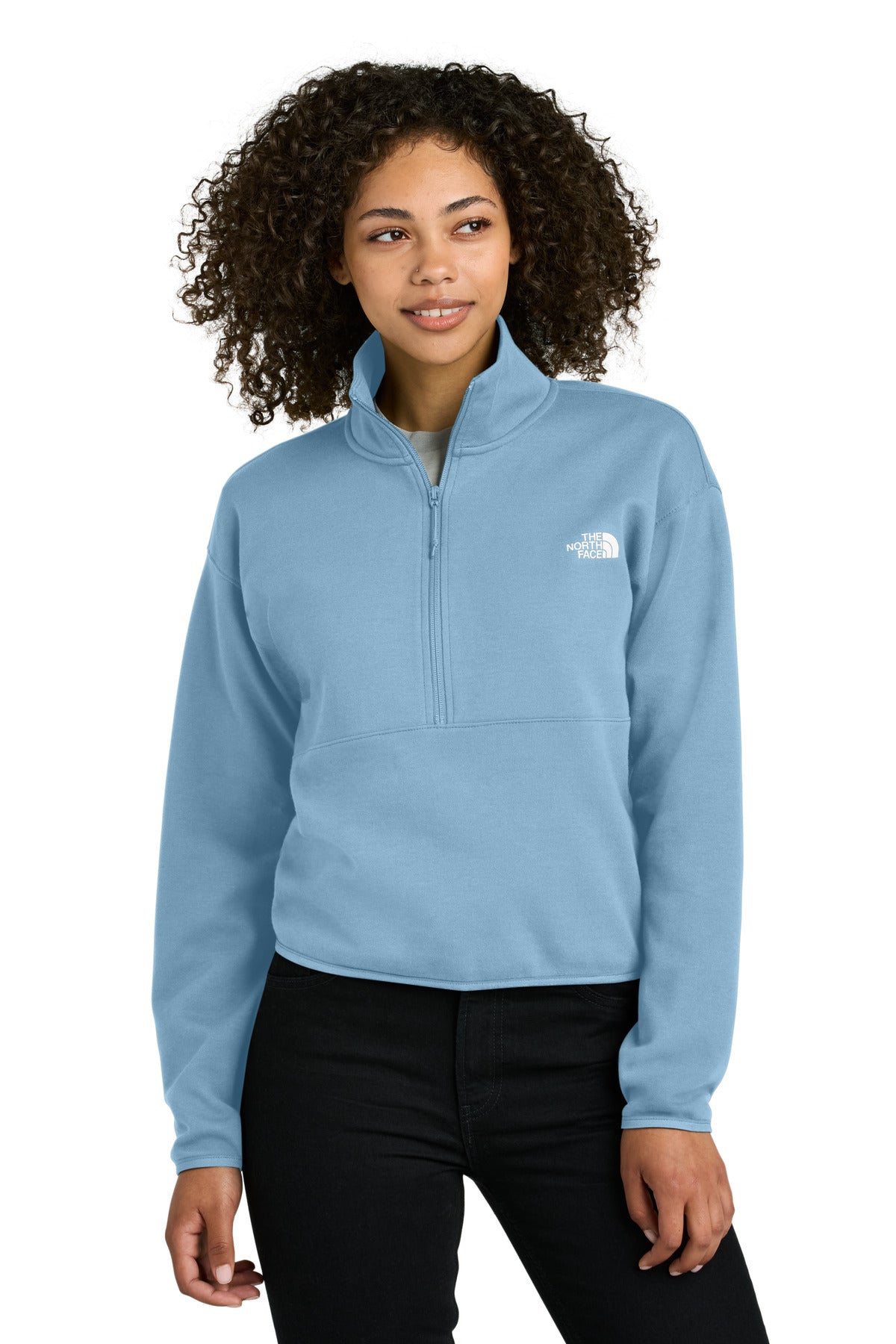 The North Face Women's Double-Knit 1/2-Zip Fleece NF0A8C5H - EMBROIDERED