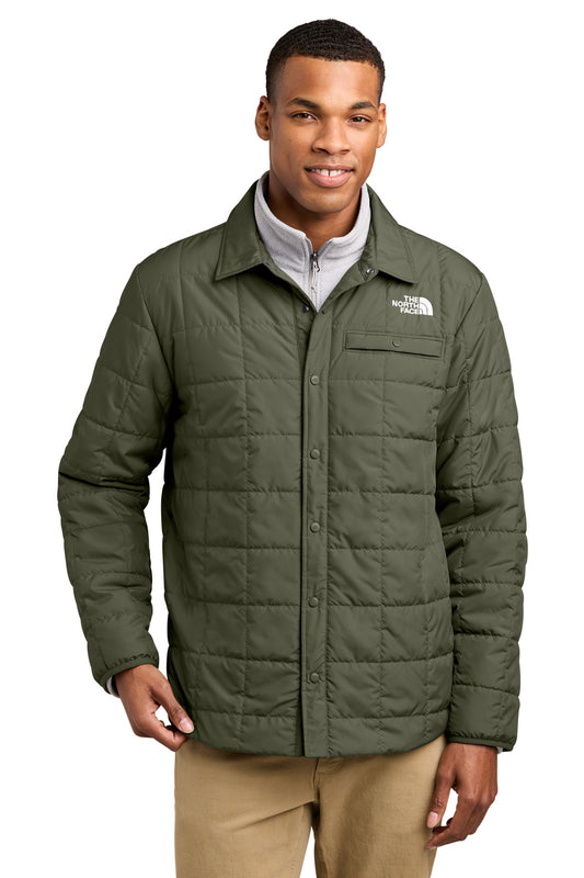 The North Face Iron Drift Quilted Shirt Jacket NF0A8JEX - EMBROIDERED
