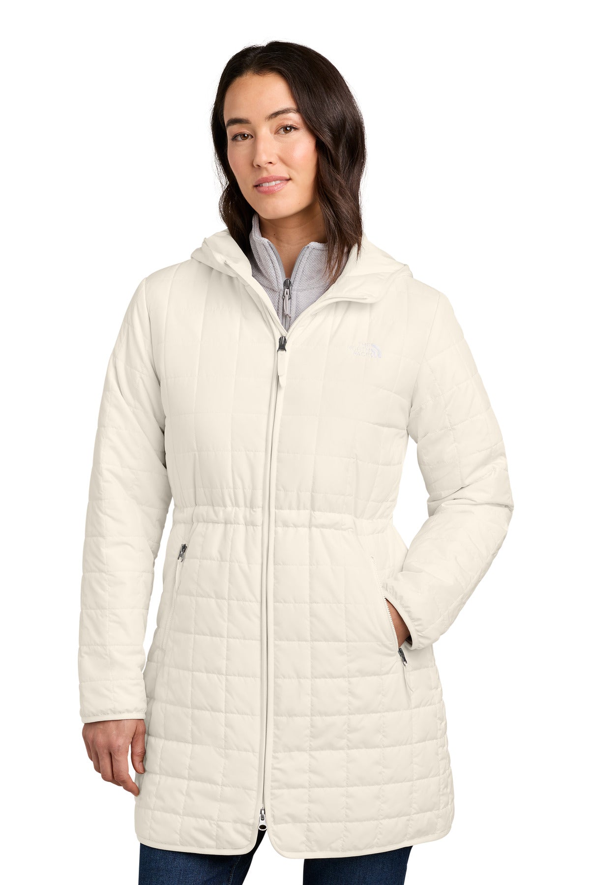 The North Face Women's Iron Drift Quilted Hooded Parka NF0A8JEY - EMBROIDERED