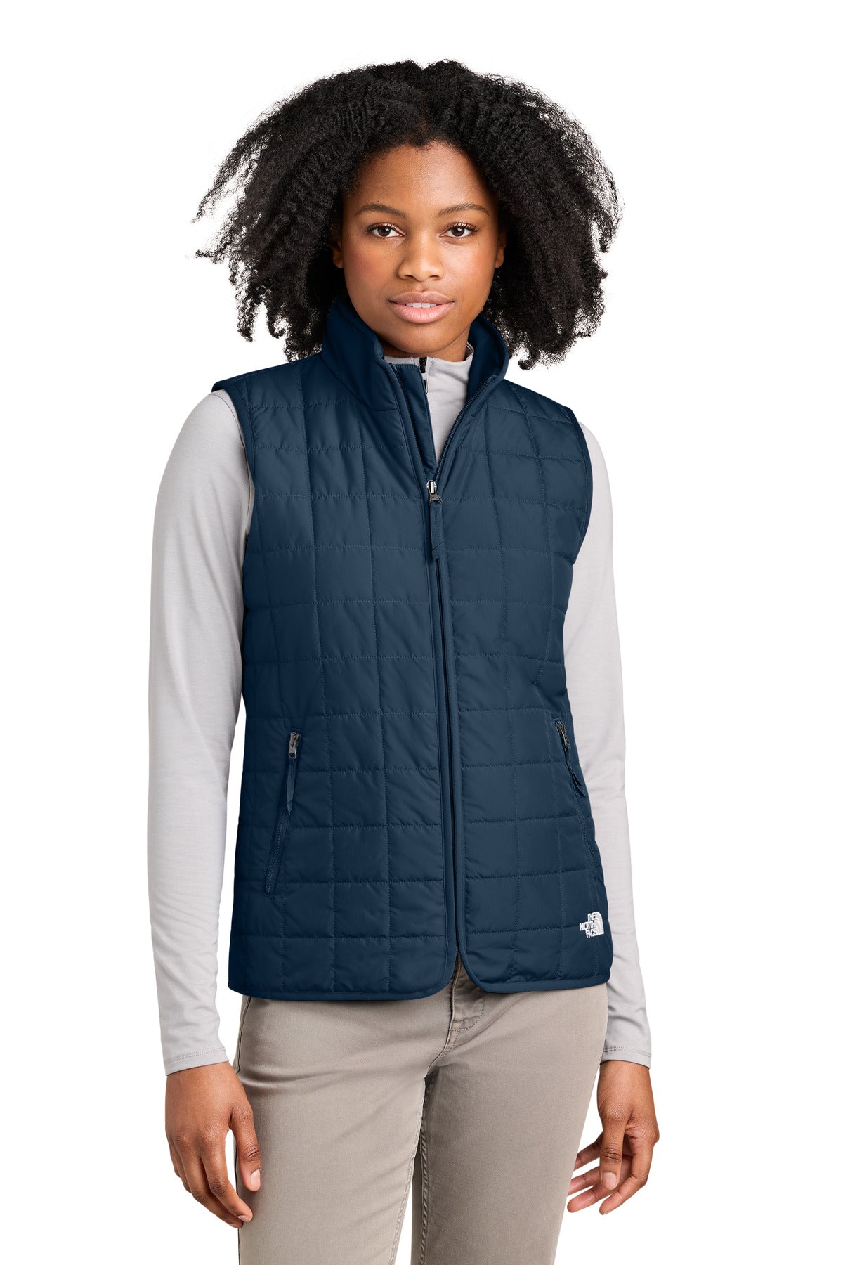 The North Face Women's Iron Drift Quilted Vest NF0A8JF0 - EMBROIDERED
